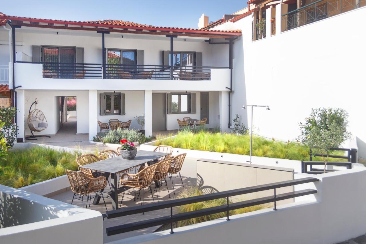 Araliki Suites Polychrono Bagian luar foto