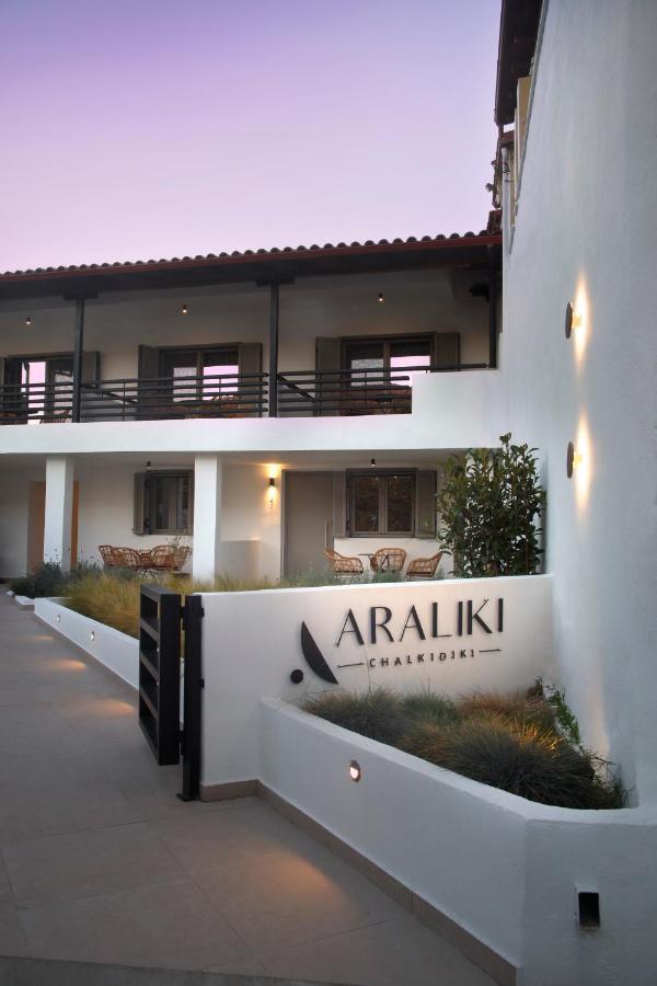 Araliki Suites Polychrono Bagian luar foto