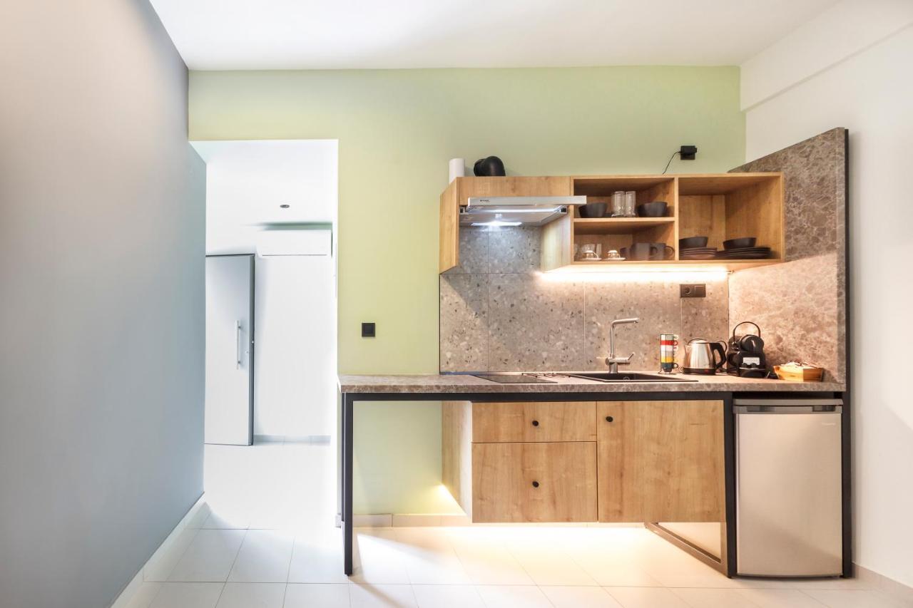 Araliki Suites Polychrono Bagian luar foto