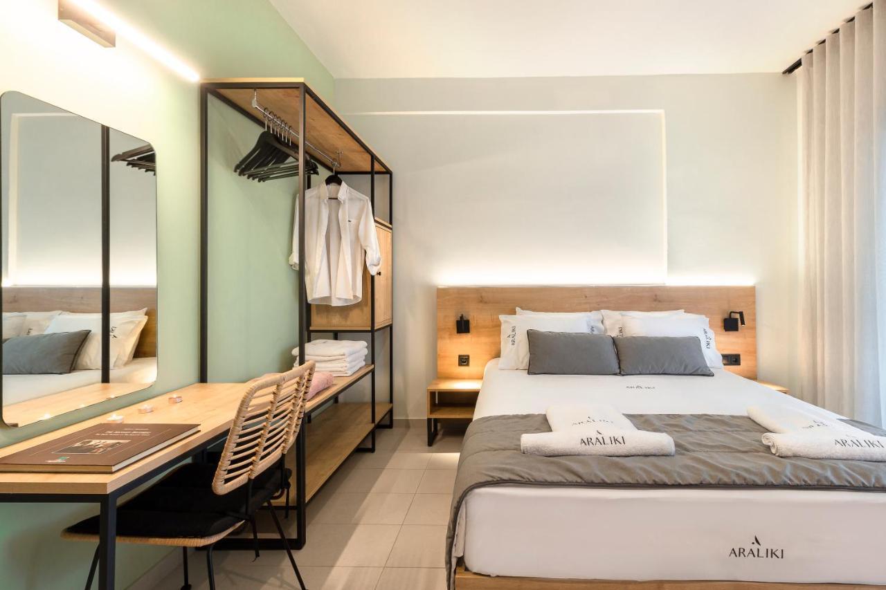 Araliki Suites Polychrono Bagian luar foto