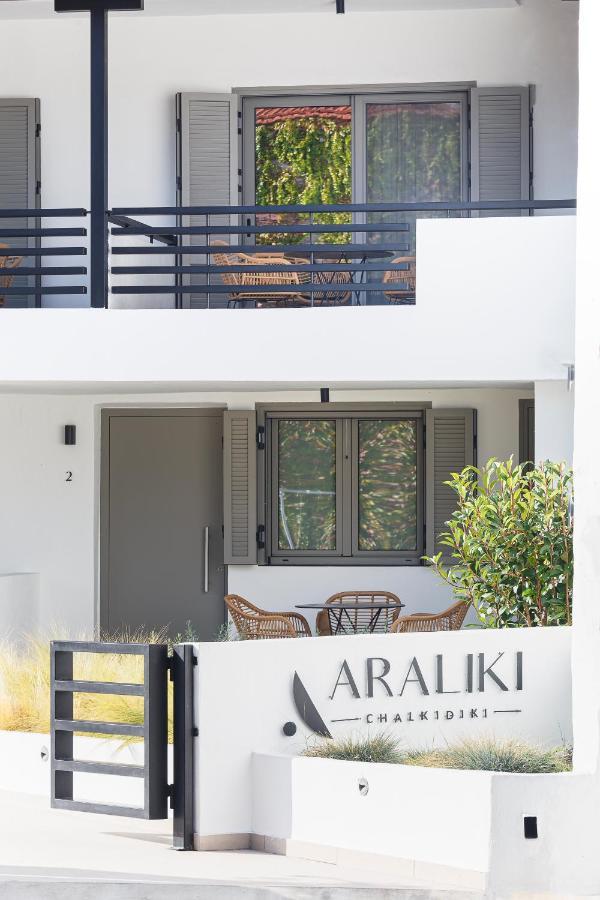 Araliki Suites Polychrono Bagian luar foto